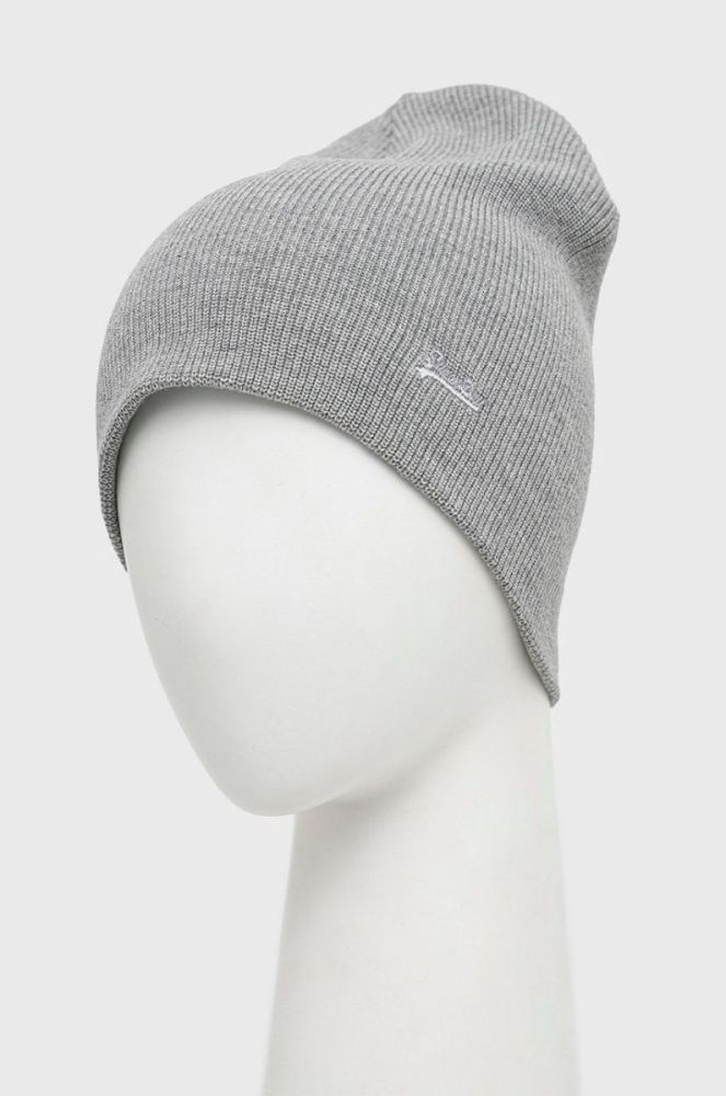 Бавовняна шапка Superdry колір сірий з бавовни (2749645) фото 2