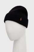 Вовняна шапка Polo Ralph Lauren колір чорний вовна (2765194)