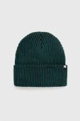 Шапка DC колір зелений з товстого трикотажу