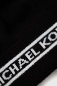 Шапка Michael Kors колір чорний з товстого трикотажу