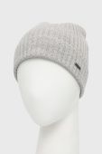 Вовняна шапка Joop! колір сірий вовна (2631891)