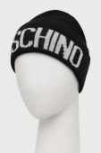 Шапка з домішкою кашеміру Moschino колір чорний