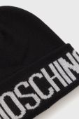 Шапка з домішкою кашеміру Moschino колір чорний