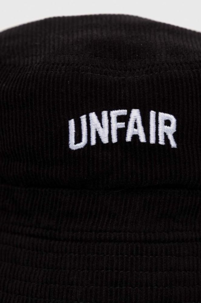 вельветовий капелюх Unfair Athletics колір чорний з бавовни фото 3
