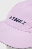 Кепка adidas TERREX колір фіолетовий з принтом