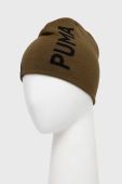 Шапка Puma колір зелений з тонкого трикотажу (2700068)