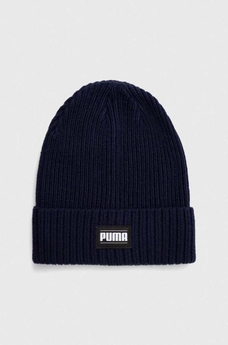 Шапка Puma колір синій з тонкого трикотажу (3537182)