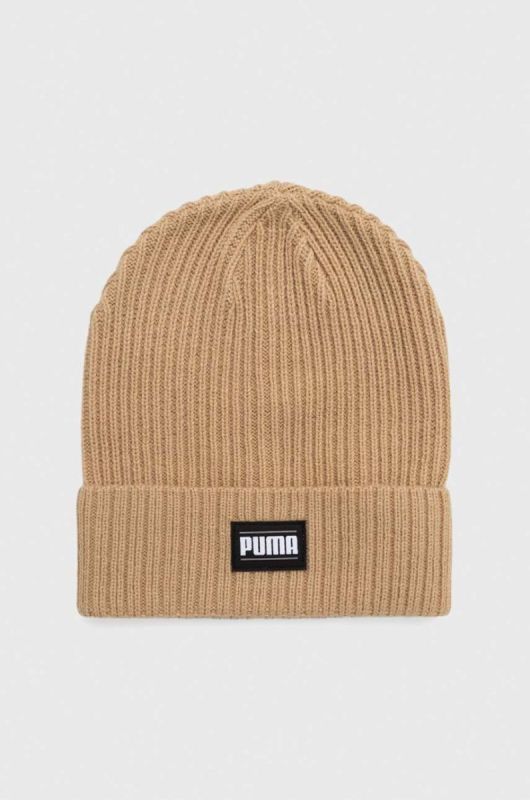 Шапка Puma колір чорний з тонкого трикотажу (3537183)
