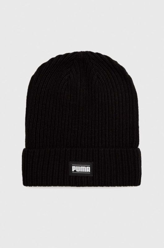 Шапка Puma колір чорний з тонкого трикотажу (2840300)