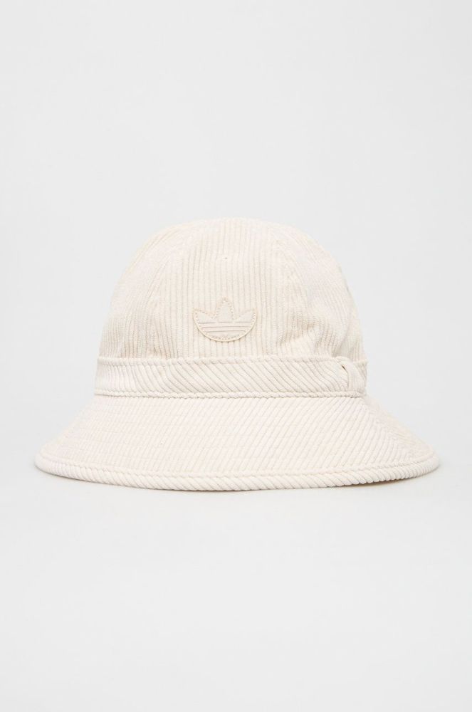 Капелюх adidas Originals Adicolor Contempo Bucket колір бежевий HM1716-WONWHI