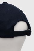 Вовняна кепка Colmar колір синій з аплікацією