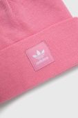 Шапка adidas Originals колір рожевий з товстого трикотажу