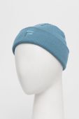 Шапка Fila з товстого трикотажу колір блакитний Шапка Fila з товстого трикотажу колір блакитний