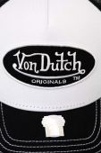 Кепка Von Dutch колір білий з аплікацією (2882009)