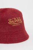 Капелюх Von Dutch колір червоний