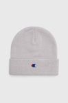 Шапка Champion колір сірий з тонкого трикотажу 805448-LOXGM Шапка Champion колір сірий з тонкого трикотажу 805448-LOXGM