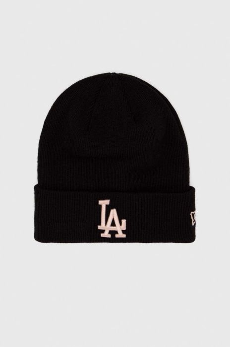 Шапка New Era колір чорний з товстого трикотажу (2811549)