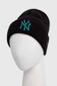 Шапка New Era колір чорний з товстого трикотажу (2814930)