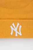 Шапка New Era колір жовтий з товстого трикотажу (2814933) Шапка New Era колір жовтий з товстого трикотажу (2814933)