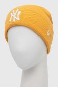 Шапка New Era колір жовтий з товстого трикотажу (2814933) Шапка New Era колір жовтий з товстого трикотажу (2814933)