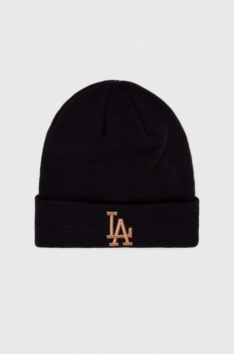 Шапка New Era колір синій з товстого трикотажу (2814959) Шапка New Era колір синій з товстого трикотажу (2814959)