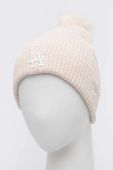 Шапка New Era колір бежевий з товстого трикотажу (2814961) Шапка New Era колір бежевий з товстого трикотажу (2814961)