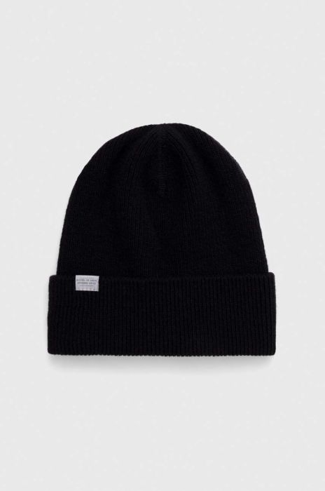 Вовняна шапка Houdini Zissou колір чорний вовна