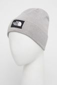 Шапка The North Face колір сірий