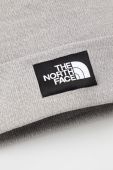 Шапка The North Face колір сірий