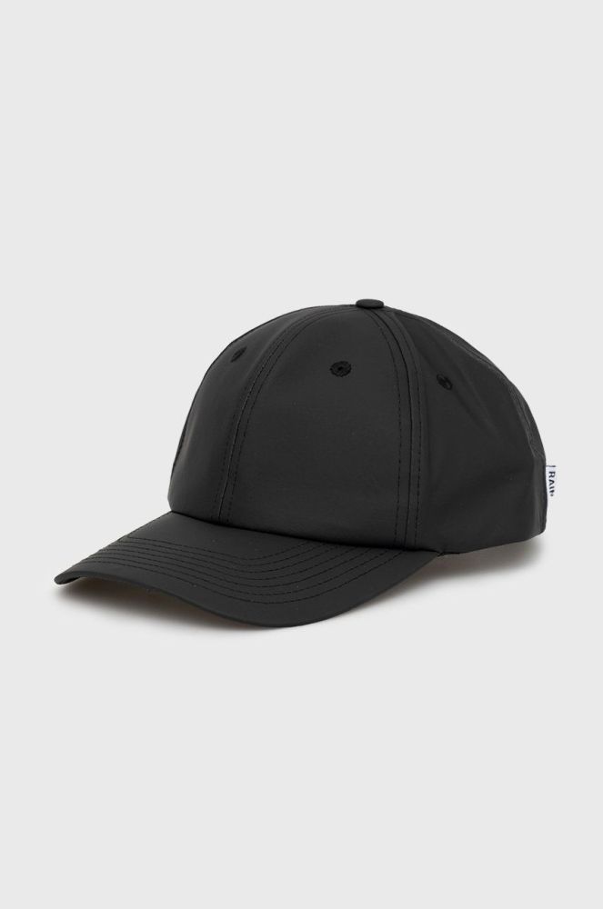 Кепка Rains 13600 Cap колір чорний однотонна 13600.01-01.Black