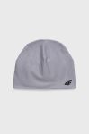 Двостороння шапка 4F колір сірий з тонкого трикотажу Двостороння шапка 4F колір сірий з тонкого трикотажу