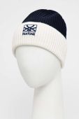 Шапка з домішкою вовни United Colors of Benetton X Pantone колір синій Шапка з домішкою вовни United Colors of Benetton X Pantone колір синій