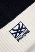 Шапка з домішкою вовни United Colors of Benetton X Pantone колір синій Шапка з домішкою вовни United Colors of Benetton X Pantone колір синій