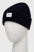 Вовняна шапка Arkk Copenhagen колір синій вовна