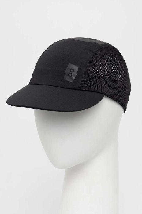 Кепка On-running Zero колір чорний однотонна