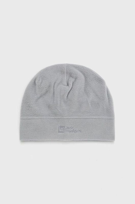 Шапка Jack Wolfskin колір сірий з тонкого трикотажу (2574359)