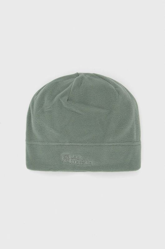 Шапка Jack Wolfskin колір бірюзовий з тонкого трикотажу (2574354)