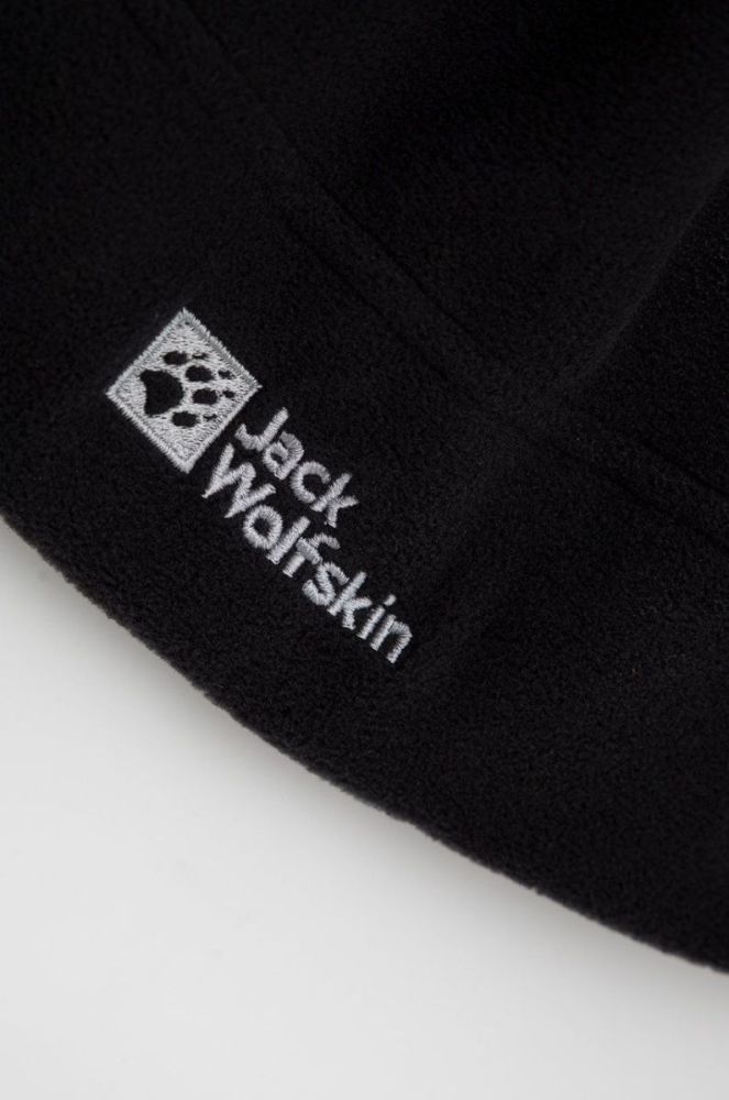Шапка Jack Wolfskin колір чорний з тонкого трикотажу фото 2
