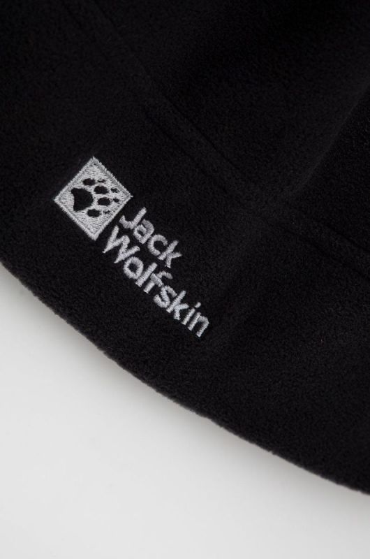 Шапка Jack Wolfskin колір чорний з тонкого трикотажу фото 2