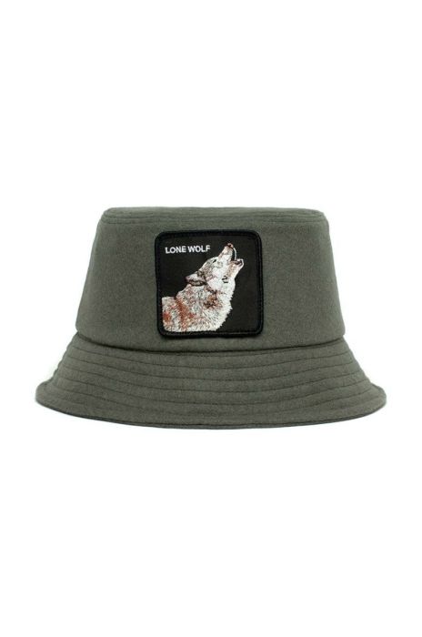 Капелюх Goorin Bros Wolf Heat колір зелений вовна