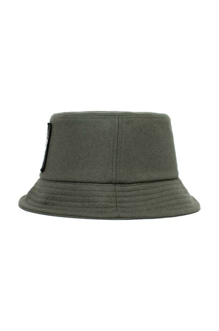 Капелюх Goorin Bros Wolf Heat колір зелений вовна