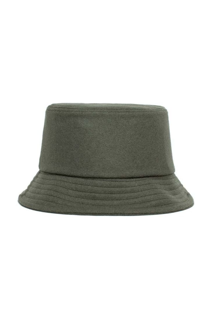 Капелюх Goorin Bros Wolf Heat колір зелений вовна