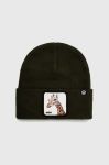 Шапка Goorin Bros колір зелений з тонкого трикотажу Шапка Goorin Bros колір зелений з тонкого трикотажу