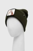 Шапка Goorin Bros колір зелений з тонкого трикотажу