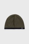 Двостороння шапка Icebreaker Pocket колір зелений з тонкого трикотажу вовна Двостороння шапка Icebreaker Pocket колір зелений з тонкого трикотажу вовна