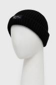 Шапка Karl Kani колір чорний з товстого трикотажу