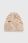 Вовняна шапка Peak Performance колір бежевий з товстого трикотажу вовна (3628968) Вовняна шапка Peak Performance колір бежевий з товстого трикотажу вовна (3628968)