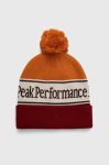 Шапка Peak Performance колір чорний з товстого трикотажу (3628972) Шапка Peak Performance колір чорний з товстого трикотажу (3628972)