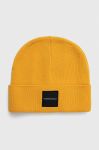 Вовняна шапка Peak Performance Switch колір жовтий вовна Вовняна шапка Peak Performance Switch колір жовтий вовна