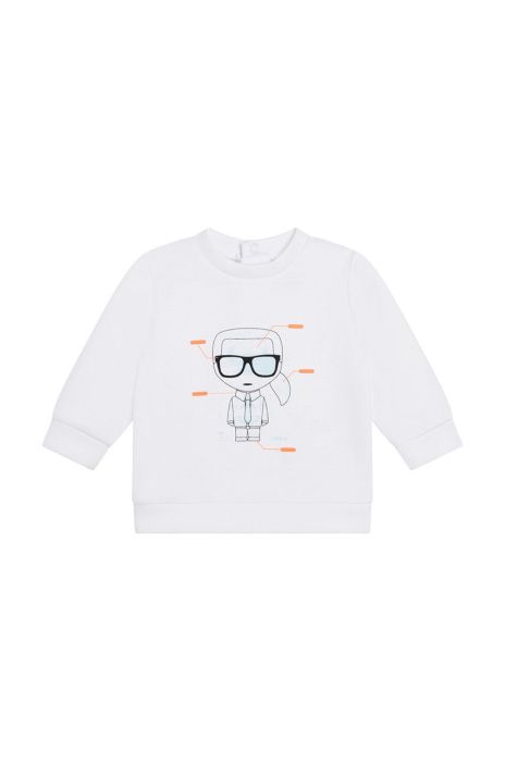 Cпортивний костюм для немовлят Karl Lagerfeld колір блакитний (2700149)